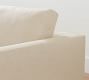 Carmel Slim Arm Slipcovered 3-Piece L-Shaped Sectional (110&quot;)