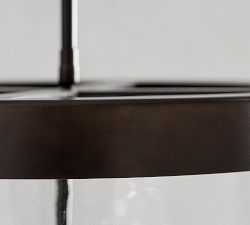 Murano Metal &amp; Glass Pendant (19&quot;)