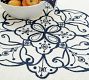 Medina Embroidered Cotton Table Throw