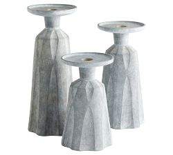 Dorian Handcrafted Earthenware Candle Holders