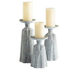 Dorian Handcrafted Earthenware Candle Holders