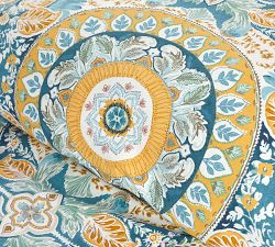 Izzy Medallion Organic Cotton Duvet Cover & Shams