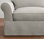 PB Comfort Roll Arm Sectional Component Replacement Slipcovers