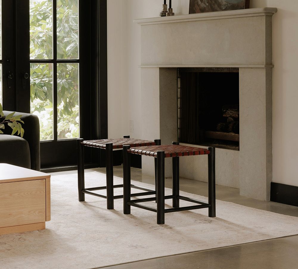 Open Box: Rodin Leather Stool