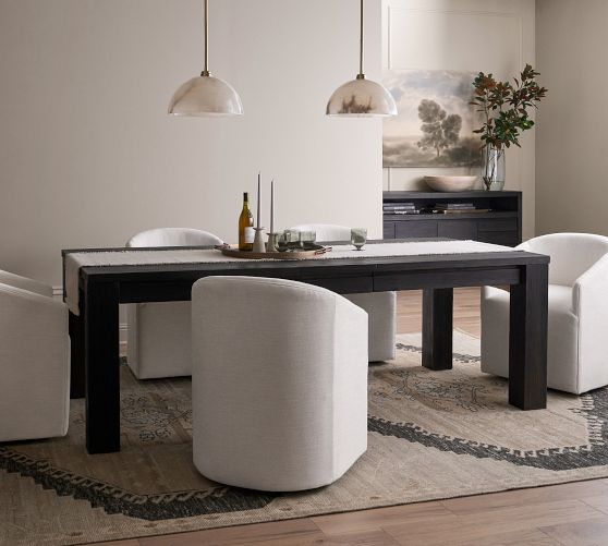 Folsom Storage Extending Dining Table (74"-92")