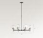 Camryn Glass Globe Round Chandelier (36&quot;-48&quot;)