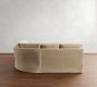 Buchanan Square Arm Slipcovered 3-Piece L-Shaped Wedge Sectional (100&quot;)