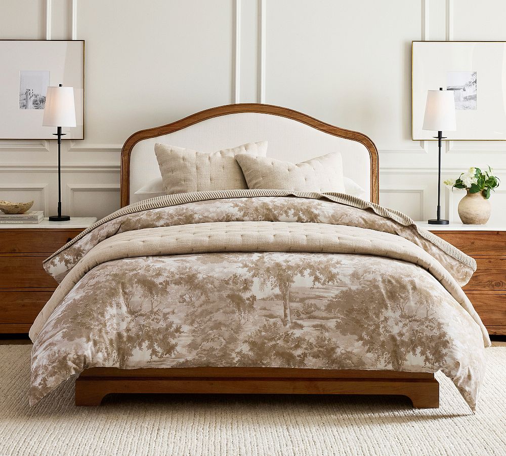 Jardin Toile Duvet Cover