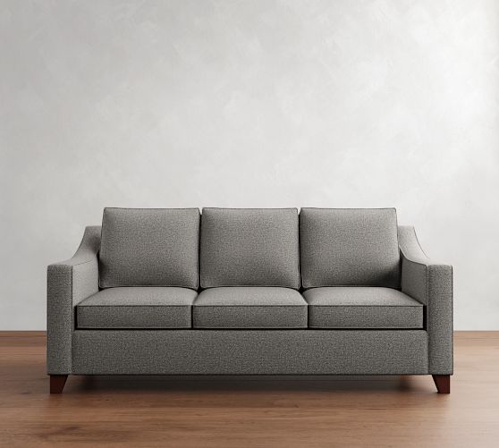 Cameron Slope Arm Sleeper Sofa with Memory Foam Mattress (53"-86")
