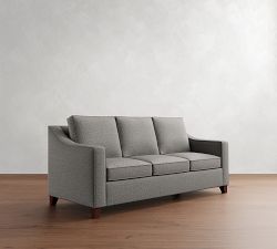 Cameron Slope Arm Sleeper Sofa with Memory Foam Mattress (53&quot;&ndash;86&quot;)