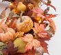 Faux Lit Harvest Wreath &amp; Garland