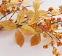 Faux Golden Leaf and Berry Wreath &amp; Garland
