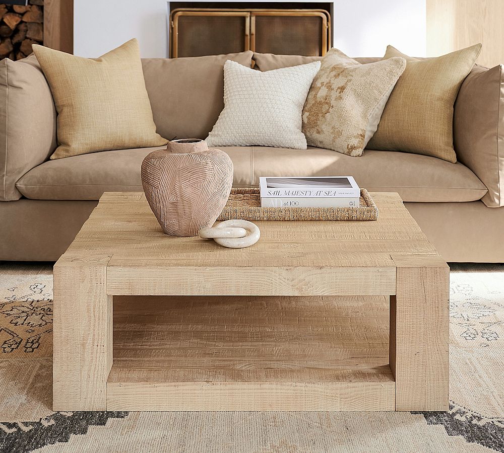 Rockport Square Reclaimed Wood Coffee Table (44&quot;)