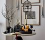 Lit Faux Black Potted Tree
