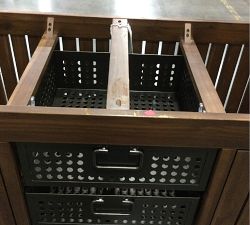 Open Box: Abbott Concrete &amp; Acacia Ultimate Outdoor Bar (76&quot;)