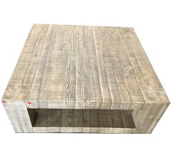 Open Box: Rockport Square Reclaimed Wood Coffee Table (44&quot;)