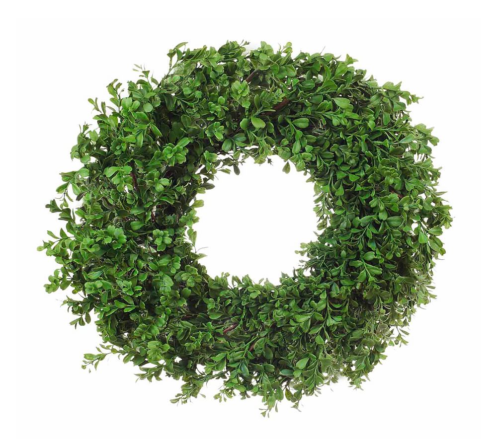 Faux Boxwood Wreath