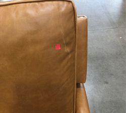 Open Box: Tyler Square Arm Leather Manual &amp; Power Recliner