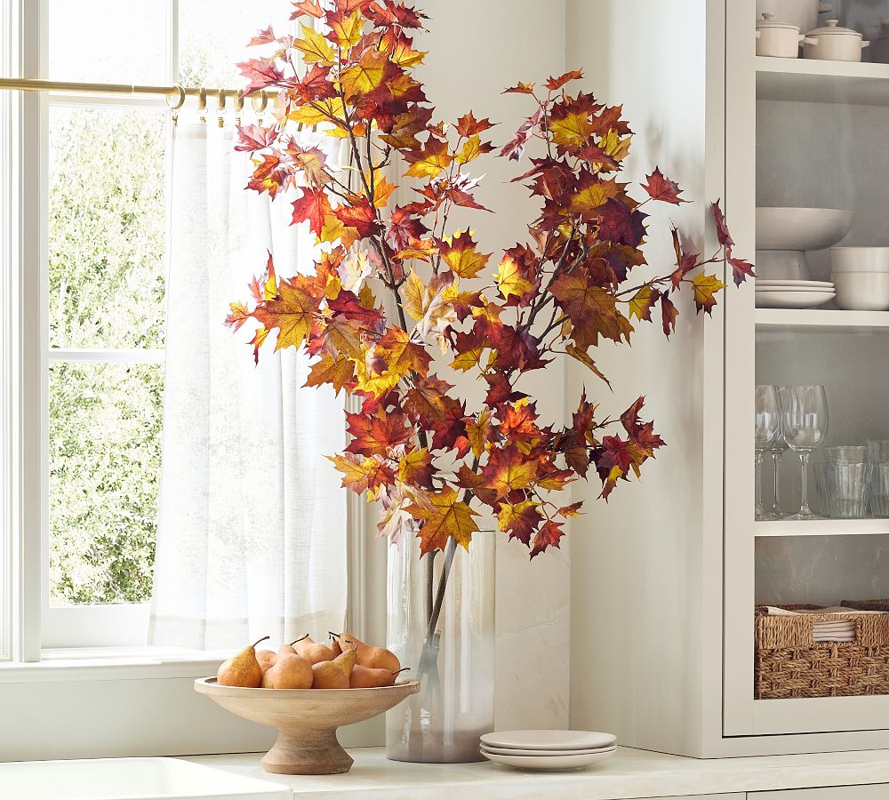 Faux Oversized Turning Maple Branch