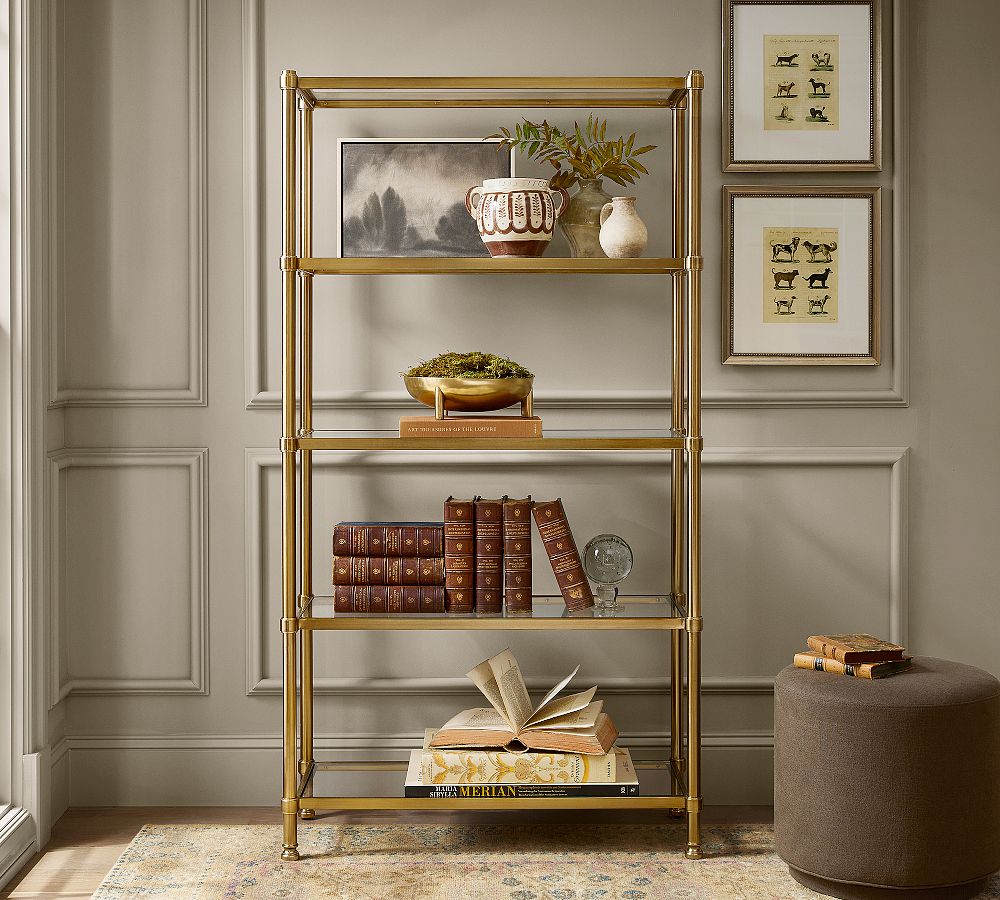 Everson Etagere Metal Bookcase (39&quot;)