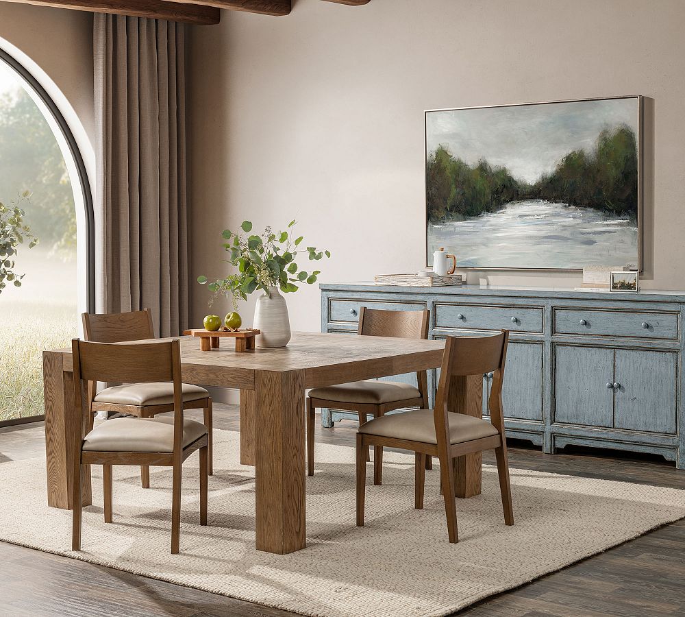 Adriane Reclaimed Oak Square Dining Table (60&quot;)