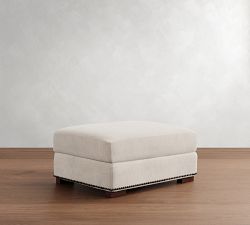 Turner Ottoman with Nailheads