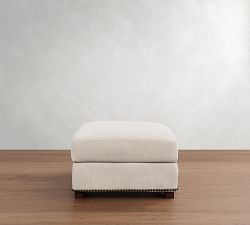 Turner Ottoman with Nailheads