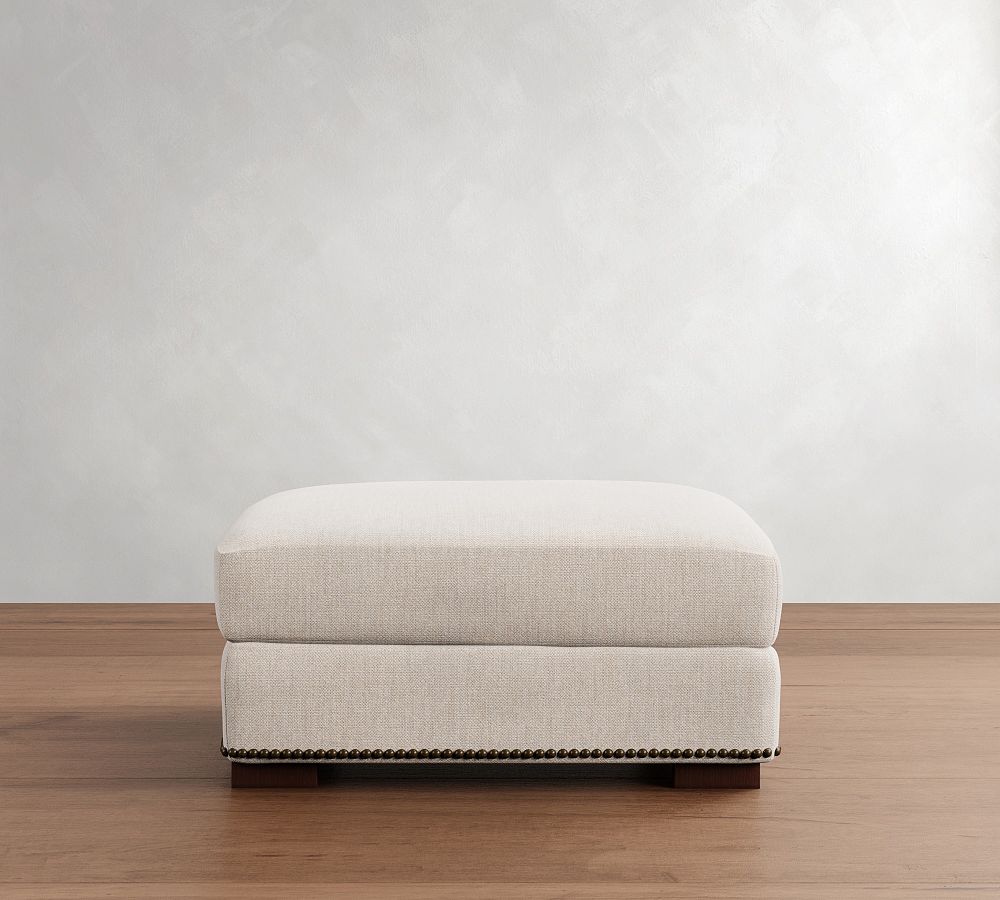 Turner Ottoman with Nailheads