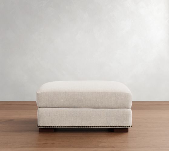 Turner Ottoman with Nailheads