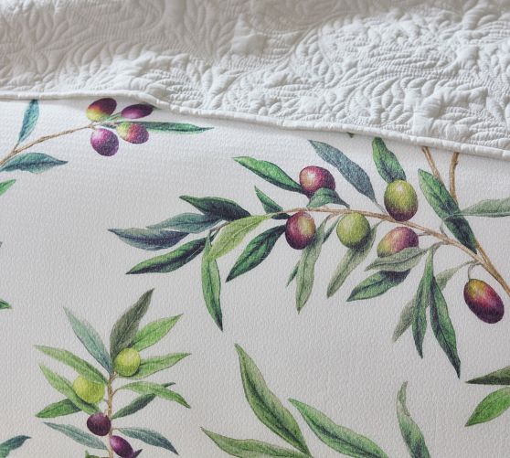 Monique Lhuillier Olive Orchard Duvet Cover