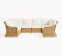 Westport Wicker 8-Piece U-Shaped Outdoor Sectional (127&quot;)