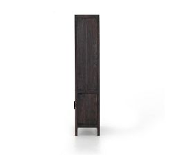 Dolores Cane Open Bookcase with Doors (35&quot;)