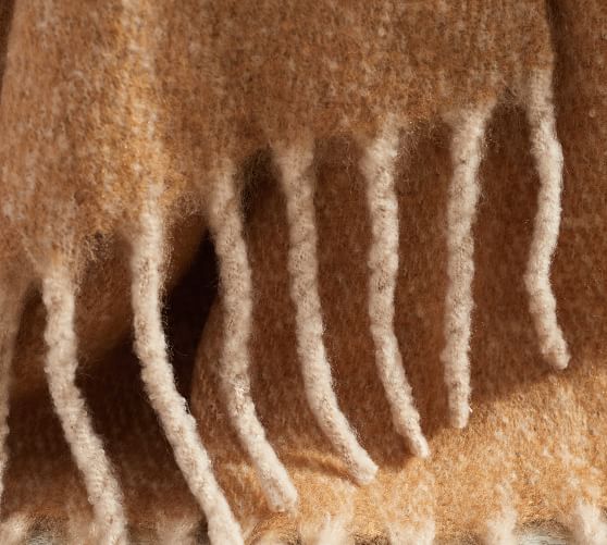 Hayes Faux Mohair Throw
