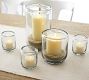 Brie Handcrafted Glass Hurricane Candle Holder
