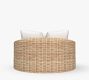 Huntington Wicker Round Swivel Outdoor Daybed