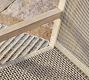 Indio Coastal  Mahogany &amp; Rope Outdoor Lounge Chair