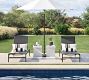 Pomona Concrete Rectangular Outdoor C-Table (17&quot;)