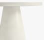 Pomona Concrete Round Outdoor Dining Table (36&quot;-51&quot;)