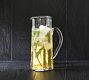 Hammered Caf&#233; Glass Pitcher