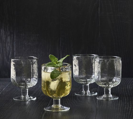 Hammered Café Short Goblets