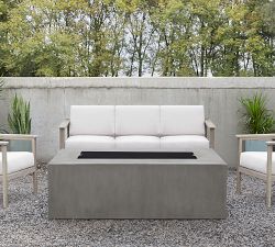 Arbor Concrete Rectangular Fire Pit
