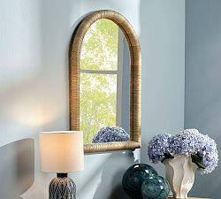 Marlae Handwoven Seagrass Mirror