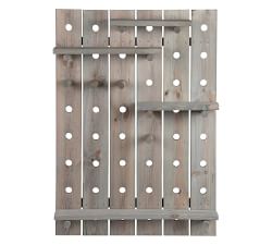 Belsay Outdoor Wooden Pegboard with Shelves