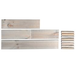 Belsay Outdoor Wooden Pegboard with Shelves