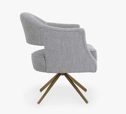 Alta Upholstered Swivel Desk Chair