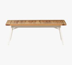 Beale 43&quot; Eucalyptus Rectangular Outdoor Coffee Table