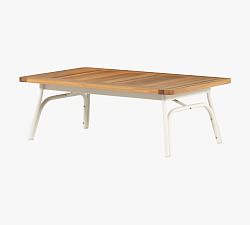 Beale 43&quot; Eucalyptus Rectangular Outdoor Coffee Table