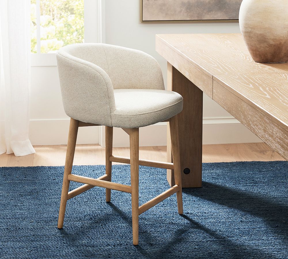 Courcheval Upholstered Stool