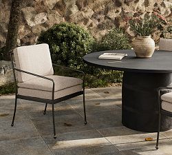 Gianni Metal Outdoor Dining Armchair