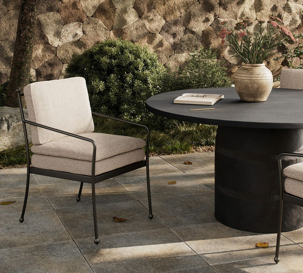Gianni Metal Outdoor Dining Armchair